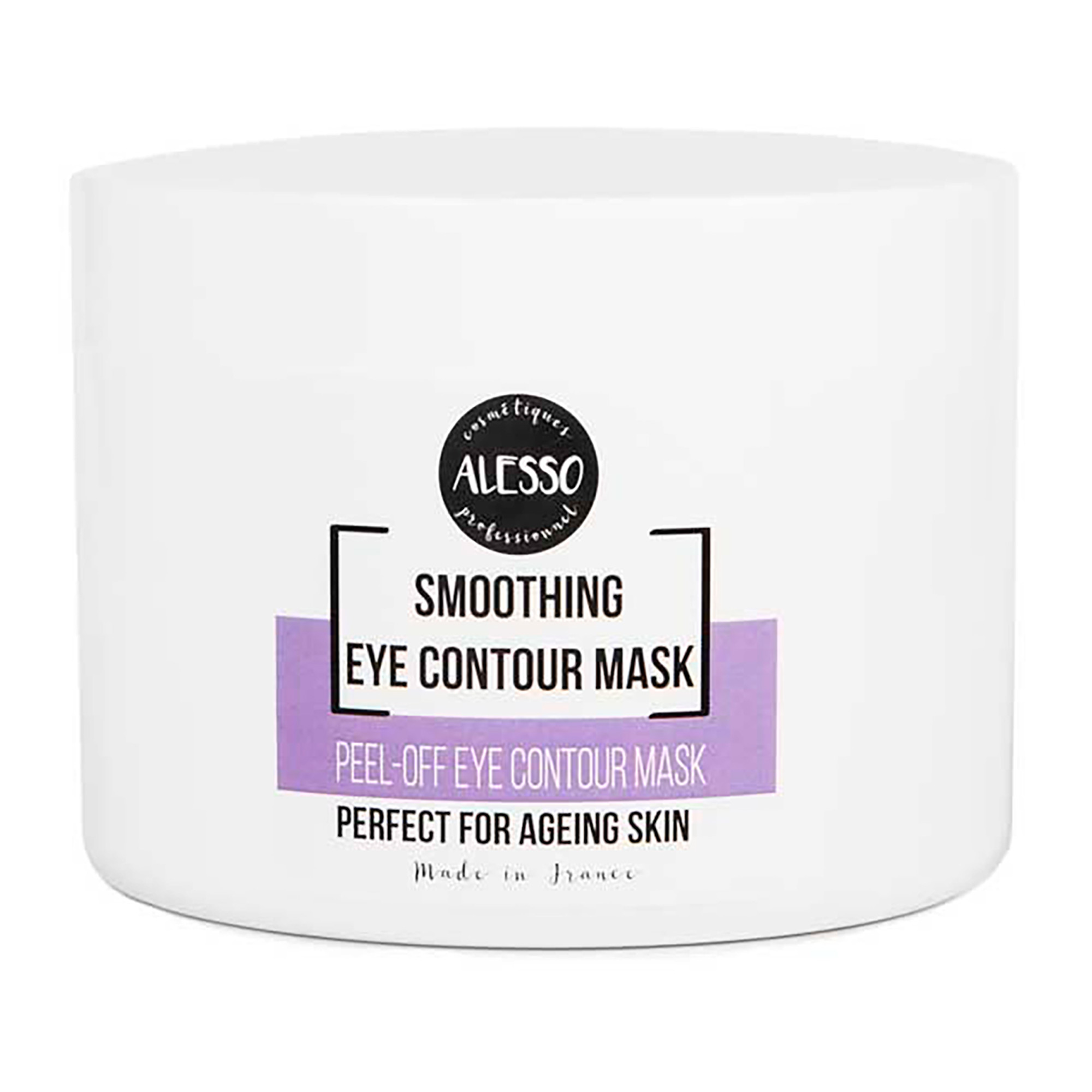 Альгінатна маска для шкіри навколо очей Alesso Professionnel Smoothing Eye Contour Mask проти темних кіл та набряків, 200 г